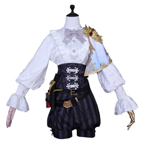 lovtuwr Cosplay Kostüm Anzug Identität ⅴgames Cos Kostüm Uniform Komplettes Set Halloween Karneval Party Dress Up Anzug Für Frauen Jungen(Size:2XL,Color:Kleidung) von lovtuwr