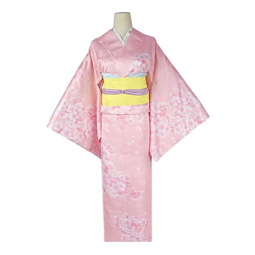 lovtuwr Cosplay Kostüm My Happy Marriage Cosplay Komplettes Kostüm Outfit Set Saimori Miyo Anime Cosplay Halloween Kleid Für Erwachsene(Size:Small,Color:Rosa) von lovtuwr