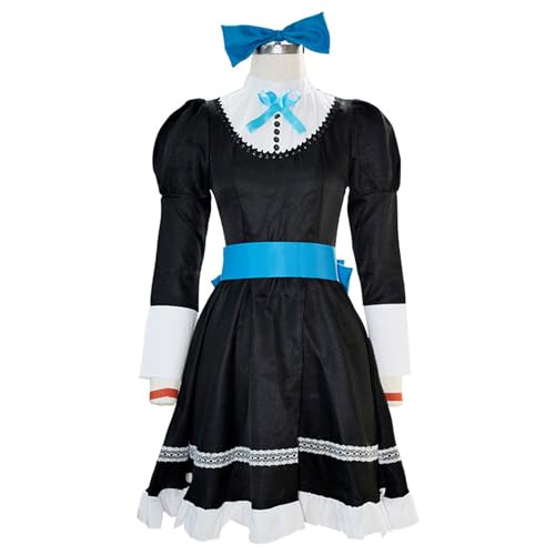 lovtuwr Cosplay Kostüm Strumpf · Anarchy Cosplay Spiel Uniform Kleid Full Set Halloween Dress Up Anzug Für Erwachsene(Size:L,Color:Black) von lovtuwr