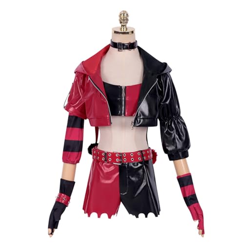 lovtuwr Cosplay-kostüm Für Erwachsene, Harley Quinn Cosplay-outfits, Party-kostüm, Halloween-party, Cosplay-uniform(Size:2XL,Color:Bekleidung) von lovtuwr