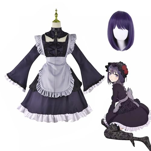 lovtuwr Damen My Dress-up Darling Cosplay Kostüm Kitagawa Marin Cosplay Kleid Outfit Halloween Anzug(Size:3XL,Color:lila) von lovtuwr