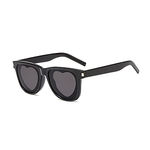 Festival Accessoires Damen, Coole Bonbonfarbene Rahmen Vintage Neuheit Brillen Festival Zubehör Rave Lustige 90er Jahre Party Accessoires Unregelmäßige Herzmuster Linse Sonnenbrille Festival Brille von lozssnigzi