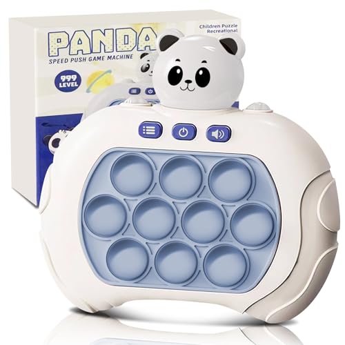 Pop It Elektronisch, Spiel Quick Push Bubble Game A Push Pop Squeeze Toys, Kinder Knopf Puzzle Game Geschenke Ende Geburtstagsparty Fidget Toys Handheld-Spielzeug Anti-Stress-Spielzeug (Panda) von lttorjf