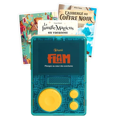 Lunii - EIN Set mit FLAM, dem interaktiven Player für Kinder von 7 bis 12 Jahren und seinem Hörbuch zur Auswahl + 3 zusätzliche interaktive Hörbücher für 12 Stunden Audio-Vorgänger. Lunii - EIN Set mit FLAM, dem interaktiven Player für Kinder von 7 bis 12 Jahren und seinem Hörbuch zur Auswahl + 3 zusätzliche interaktive Hörbücher für 12 Stunden Audio-Vorgänger. von lunii