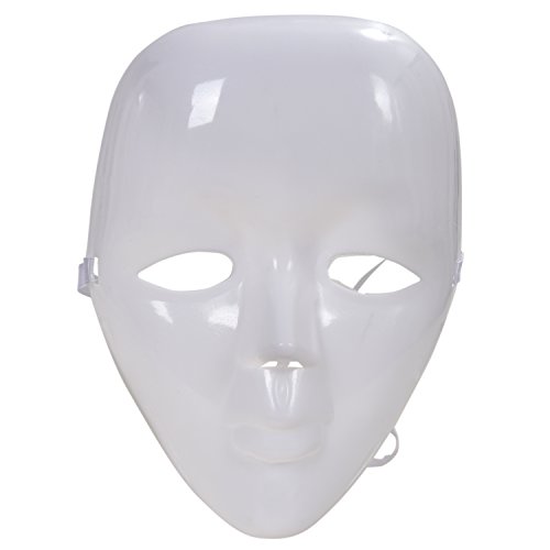 luxurious Kunststoff Leere Weisse Vollmaske Gesichtsmaske Weiblich Maske Fuer Kostuem Ball von luxurious