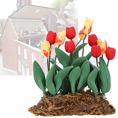 1:12 Miniaturpuppenhaus Tulp Dekoration Gartenzimmer Dekor Accessoire Boden Gras Miniaturgarten Accessoire von lvifloae