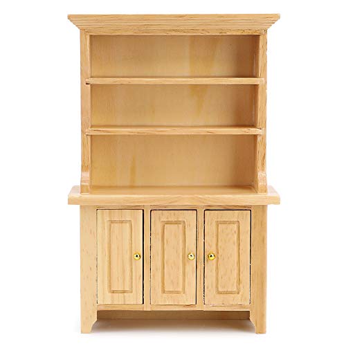 1:12 Realistischer Holzschrank Holz Mini Möbelmodell Puppenhaus Miniaturzubehörcabinet Holzschrank Schrank Schrank Verschiedene Möbelstile von lvifloae