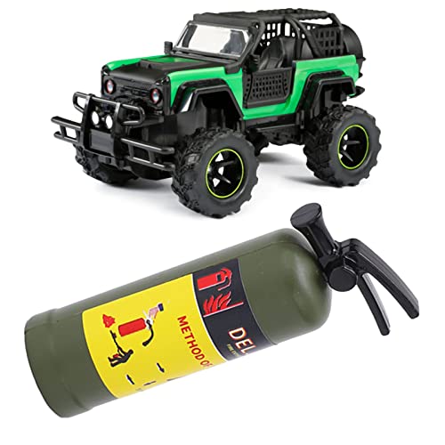 Feuerlöscher Spritzspielzeug Rc Auto Feuerlöscher Simulation Design Lebendiges leichtes Mini-Feuerlöscher Spielzeug Rc Auto Zubehör für Kinder Geschenk (Green) von lvifloae