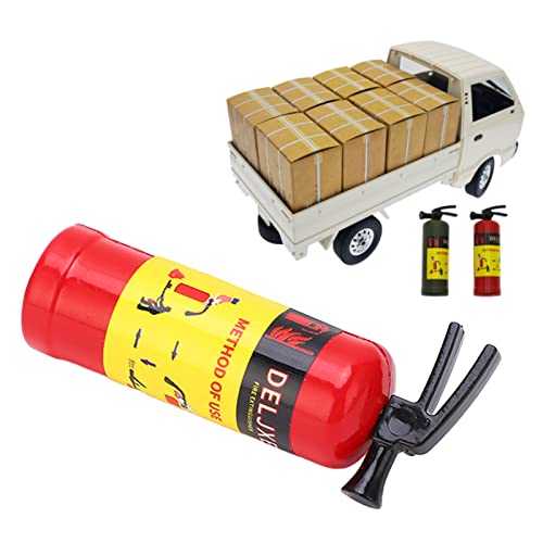 Feuerlöscher Spritzspielzeug Rc Auto Feuerlöscher Simulation Design Lebendiges leichtes Mini-Feuerlöscher Spielzeug Rc Auto Zubehör für Kinder Geschenk (Red) von lvifloae