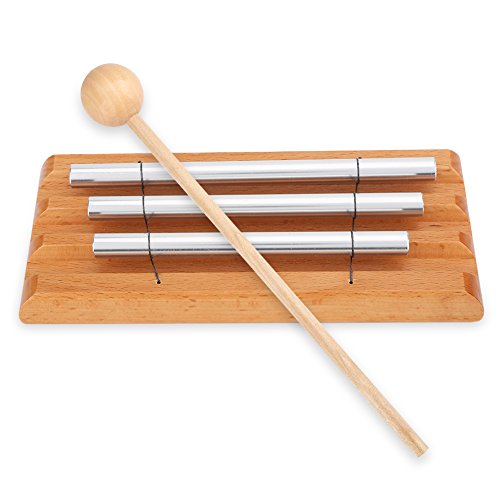 Lvifloae DREI -Tone -Chime -Percussion -Instrument mit hölzernen Schläger Musikpädagogikspielzeug zur Meditation Entspannung Stress Relief Yoga und Lehrer Klassenzimmer Chime Lvifloae DREI -Tone -Chime -Percussion -Instrument mit hölzernen Schläger Musikpädagogikspielzeug zur Meditation Entspannung Stress Relief Yoga und Lehrer Klassenzimmer Chime von lvifloae