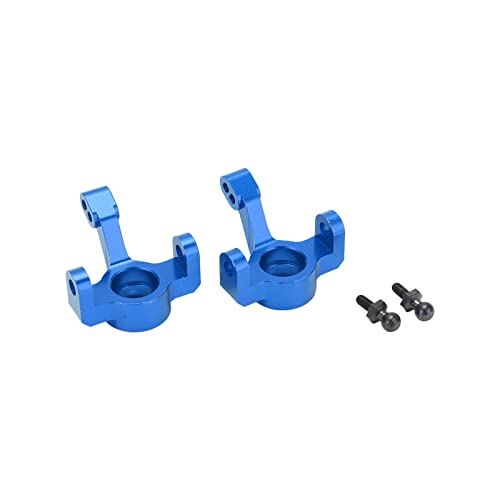 RC Metal Lenering Cup Aluminiumlegierung Leichter Einfachinstallation Lenkarm Hub Hub -Träger für Traxxas Latrax Teton 1/18 RC -Auto und stabile Leistung (Blue) von lvifloae