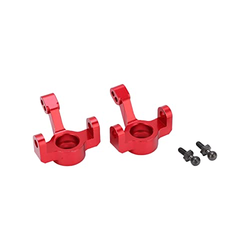 RC Metal Lenering Cup Aluminiumlegierung Leichter Einfachinstallation Lenkarm Hub Hub -Träger für Traxxas Latrax Teton 1/18 RC -Auto und stabile Leistung (Red) von lvifloae