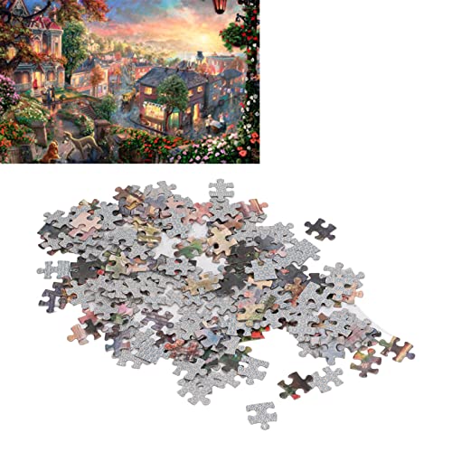 lvifloae 1000 Teile Puzzle Schöne Landschaft Puzzle Kinder Erwachsene Papierpuzzlespiel DIY Jigsaw Challenge Spiel Spielzeug Geschenke von lvifloae