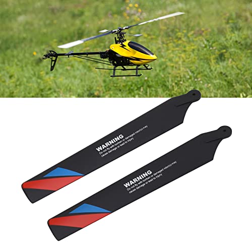 lvifloae 2PCS Hauptrotorblätter für K200 Kunststoff RC Hubschrauber Hauptrotor Propeller Ersatz Ersatzteile für Wartung Schwarz für Fly Wing Fw200 Modellierungszubehör von lvifloae