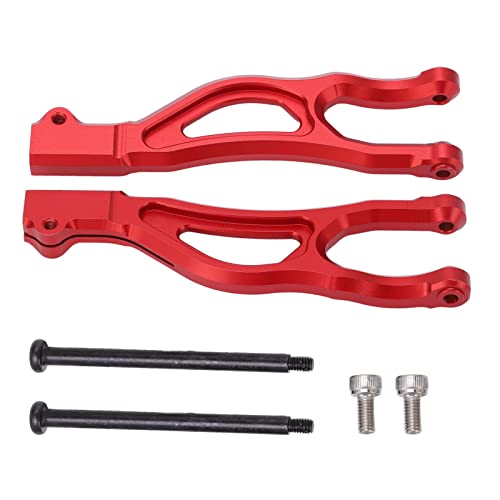 lvifloae 2PCS RC-Schwingarme aus Aluminiumlegierung, hochtemperaturbeständiger RC-Front-Ober-Aufhängungsarm für Outcast 8S, Rot (Red) von lvifloae