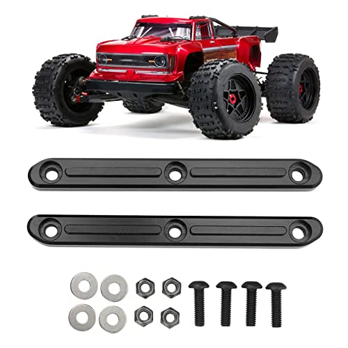 lvifloae 2pcs RC Dachregal Aluminium Dachregal für ARRMA 1/5 Ausgestoßener Kraton 8s (Black) von lvifloae