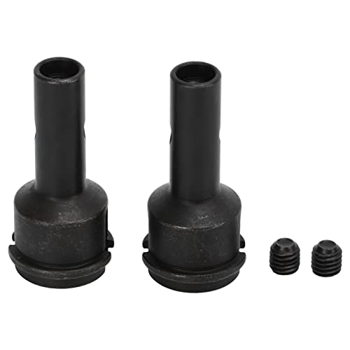 lvifloae 2pcs RC Hinterrad -Achsen Stahl hohe Genauigkeitsachse Ersatz Mojave Kraton Modellbegeisterte (Black) von lvifloae