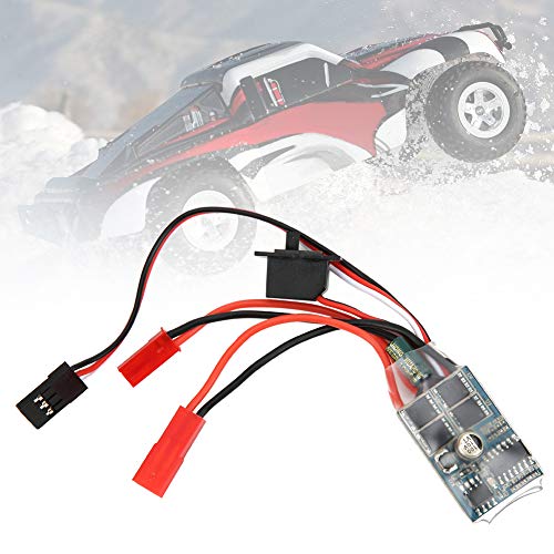 lvifloae 30A 4-8V ESC Zwei-Wege-RC-Motorgeschwindigkeitsregler für 1/16 1/18 1/24 Autoboot ohne Bremse für RC-Auto-Bootstank (Without Brake) von lvifloae