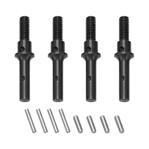 lvifloae 4pcs Stahl vorne Heck Portal Stubachse Antriebswelle Upgrade -Zubehör für FMS FCX24 1/24 RC -Auto von lvifloae