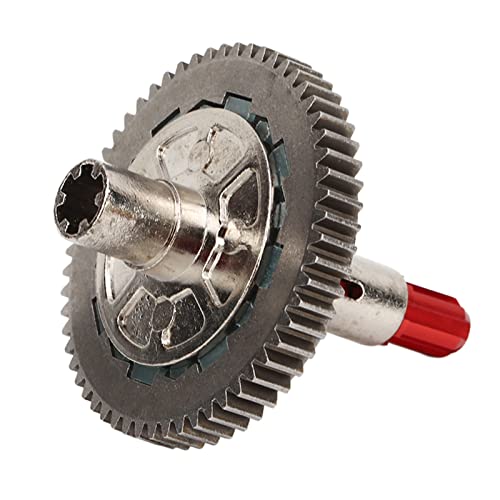 lvifloae 57t Rc Kupplung Stirnrad Aluminium Stahl Rc Slider Kupplung Ersatz für Arrma 1/10 Die Installation ist einfach und effizient (Rot) von lvifloae