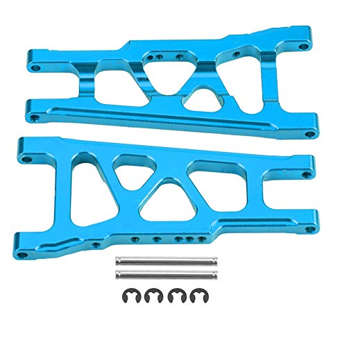 lvifloae Aluminium vorne Heck -Suspensionsarme Aluminiumlegierung vorne Heckuniversaler Suspensionsarm für Traxxas Slash 1/10 RC -Auto (rot) (SLA007B Blau) von lvifloae