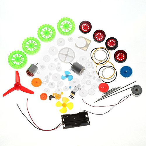 lvifloae DIY Toy Car Parts Kit mit Motorwurm Zahnradgurte Buchsenscheiben -Hubs -Zahnrad -Set kleine Montagekomponenten für Modellautos Robotik -Stammprojekte und DIY -Handwerk lvifloae DIY Toy Car Parts Kit mit Motorwurm Zahnradgurte Buchsenscheiben -Hubs -Zahnrad -Set kleine Montagekomponenten für Modellautos Robotik -Stammprojekte und DIY -Handwerk von lvifloae