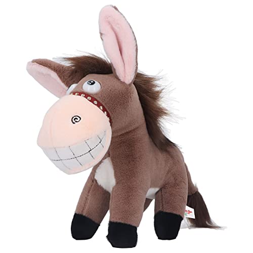 lvifloae Little Donkey Plush Stuffed Animal Toys Stuffed Animal Toys Cute Soft Cozy Vivid Donkey Plush Toys for Kids, Boys, Girls Birthday Gift (Brown) von lvifloae