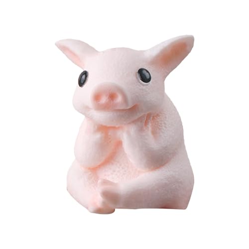 Animal Squeeze -Spielzeug, rosa Cartoon Stress Ball, realistische Zappelpuppe, weich von lwxij