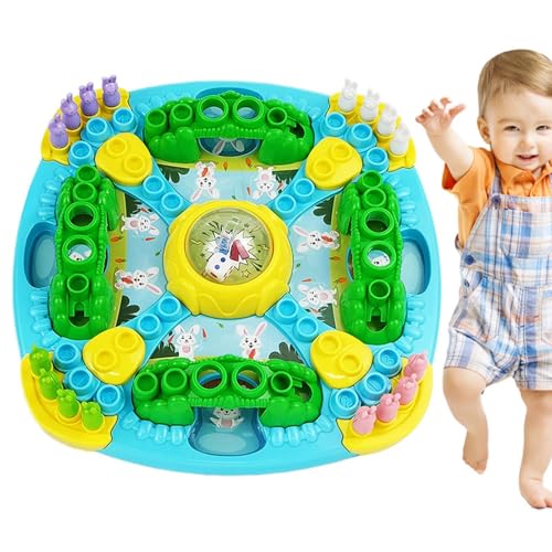 lwxij Chinesisches Flugschach, Flugschachspiel,Chinesisches Brettspiel mit Hasen-Design - Familienparty-Brettspiel, fliegendes Schach für Kinder, lehrreich, spannender Spaß für Mädchen, Kinder von lwxij