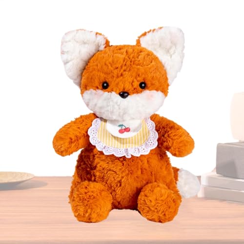 lwxij Kuscheltiere,Tierplüschtiere, Gefüllte Begleitpuppe, 16-Zoll-Plüschtierspielzeug, Plüschpuppenkissen für Kinder und Erwachsene, weiche, beruhigende Tierpuppe von lwxij