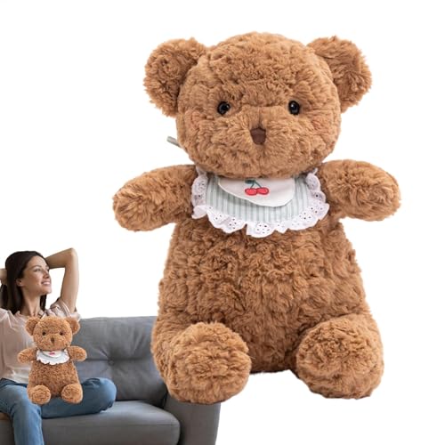 lwxij Kuscheltiere,Tierplüschtiere, Kuscheltier Kissen Plüsch, 16-Zoll-Plüschtierspielzeug, Plüschpuppenkissen für Kinder und Erwachsene, weiche, beruhigende Tierpuppe von lwxij