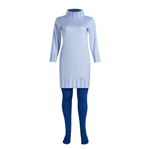 lxxZuvR Traurigkeits-Kostüm, Cartoon-Cosplay-Anzug für Erwachsene, blaues Pullover-Hosen-Set, Halloween-Outfit für Frauen von lxxZuvR