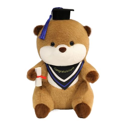 lyanny Abschlusstier - Niedliche Kuscheltier Zimmerdeko,Weiches Realistisches Tier mit Doktorhut und Diplom Geschenkidee für Absolventen Geburtstag Weihnachten lyanny Abschlusstier - Niedliche Kuscheltier Zimmerdeko,Weiches Realistisches Tier mit Doktorhut und Diplom Geschenkidee für Absolventen Geburtstag Weihnachten von lyanny