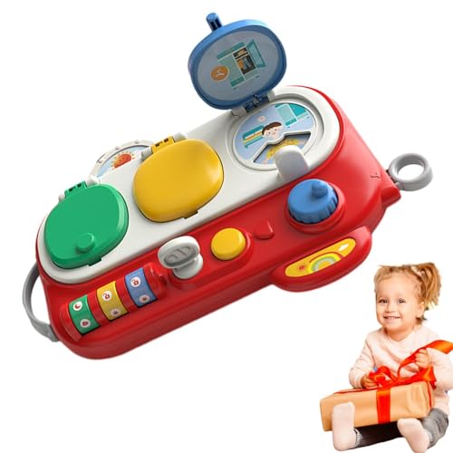 lyanny Busy Toy Board, Busy Sensory Toys | Lernspielzeug für Vorschulkinder - Hand-Auge-Koordination, sensorisches Spiel, Zappelspielzeug für grundlegende Lebenskompetenzen und Feinmotorik-Training von lyanny