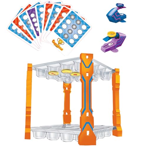 lyanny Katapultspiel, Katapultspiel für Kinder, Brettspiel-Spielsets für Kinder, Lustiges Tischspiel, Multiplayer-Familienspiel, Hand-Auge-Koordinationsspielzeug für 4–6 Jahre alte Kinder von lyanny