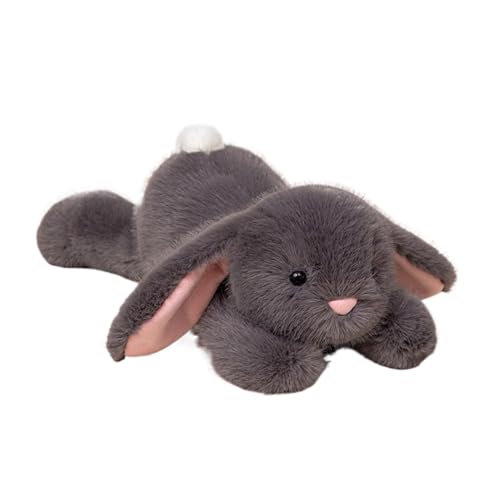 lyanny Liege Kaninchen Plüsch, Hugbitable Kaninchen Plüsch, weiche Hasenplüschpuppe, gefüllte Tierkuschelspielzeug für Mädchen und von lyanny