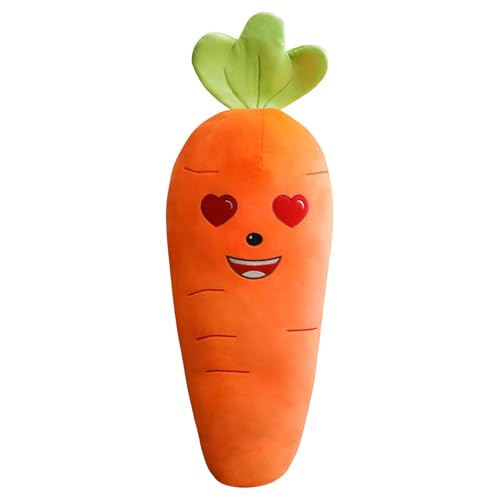 lyanny Plüsch Karotte Spielzeug - Süße Karotte Kissen weich gefüllte Plüschtiere | Stimulierungs-Gemüse-Ornament für Frühling, Herbst, Thanksgiving, Ernte, Home-Party-Dekoration lyanny Plüsch Karotte Spielzeug - Süße Karotte Kissen weich gefüllte Plüschtiere | Stimulierungs-Gemüse-Ornament für Frühling, Herbst, Thanksgiving, Ernte, Home-Party-Dekoration von lyanny