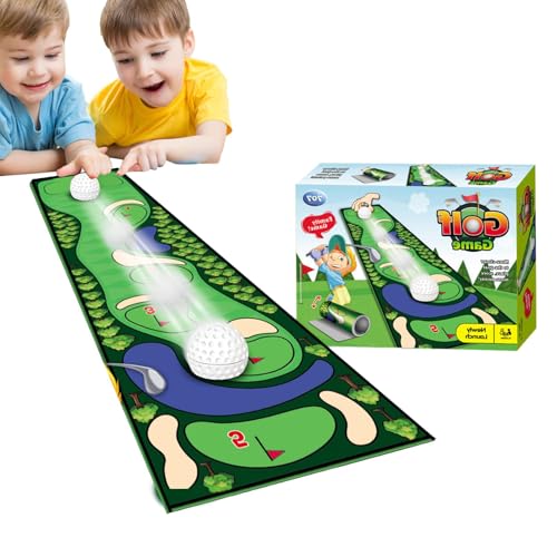 lyanny Tisch-Bowling, Tisch-Curling-Spiel,Tisch-Shuffleboard - Kleines Indoor-Desktop-Golfspiel, lehrreiches Tisch-Bowlingspiel für Kinder und Erwachsene von lyanny