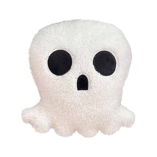 lyanny Totenkopf Stofftier,Stoffschädel Spielzeug,Weiche, niedliche Plüschtiere mit Totenkopf-Design | Bequeme dekorative Halloween-Schädel-Plüsch-Auto-Innendekoration für, Mädchen, Kinder von lyanny