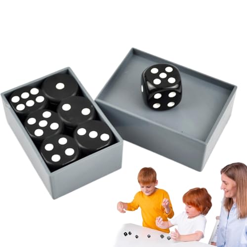 lyanny Trick-Würfel-Set, Würfelspiel-Set - Club-Würfelspiele - Tischspiele, Würfel, Schulaufführungen, Würfelspielzeug für Brettspiele, Aktivitäten, Partys, Gastgeschenke von lyanny