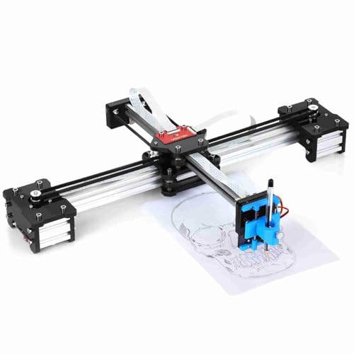 lyrlody DIYDrawing Robot, XY Plotter Desktop DIYMontiert Unterstützt Win 7 und höher, 100-240V (EU-Stecker) von lyrlody