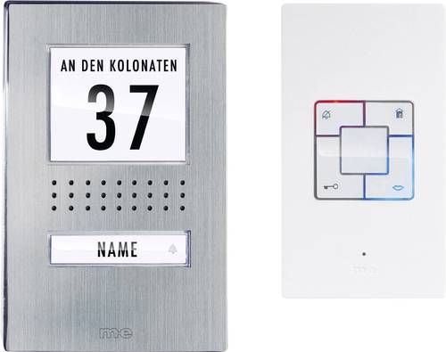 M-e modern-electronics Easy2wire EASY2WIRE Türsprechanlage Kabelgebunden Komplett-Set 1 Familienhau von m-e modern-electronics