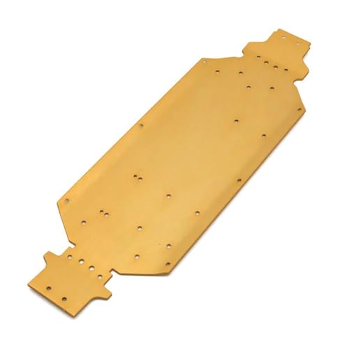 Upgrade Metallrahmen Grundplatte Chassis kompatibel mit 1/12 RC Automodellen 124016 124017 124018 124019 Nachrüstteile(Gold) von mGFWZK