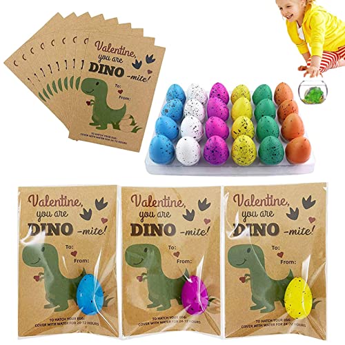 maddd Die Brut-Dinosaurier, Dinosaurier-Bonboniere von San Vallentino Einfach zu pusten, tragbares Brut-Dinosaurier-Spielzeug, gesprungener Dinosaurier, für , Mädchen, PE-Austauschkarten von maddd