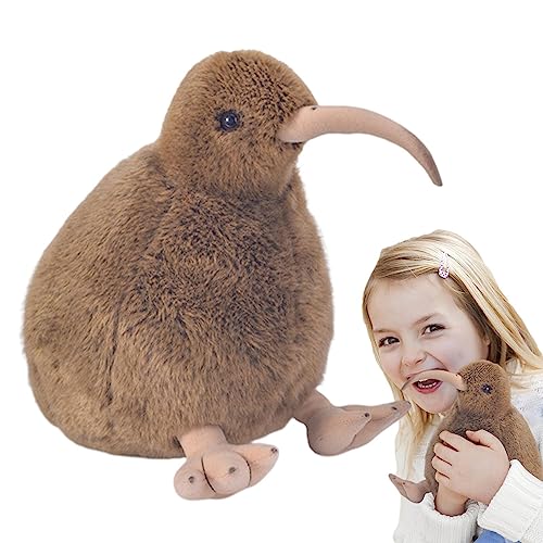 maddd Kiwi Bird Plüschtier, langlebig, Kiwi Bird Puppe, Kiwi Baby Mütze, einfach zu tragen, bequeme Plüschbär für Kinder, niedliches Kiwi Bird Spielzeug für von maddd