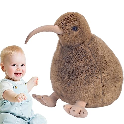 maddd Kiwi Bird Plüschtier, langlebig, Kiwi Bird Puppe, Kiwi Baby Mütze, einfach zu tragen, bequeme Plüschbär für Kinder, niedliches Kiwi Bird Spielzeug für von maddd