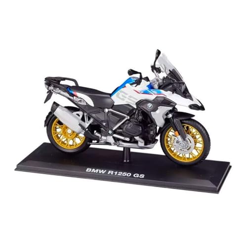 maisto Miniature BMW R1250 GS 1/12 mit Motorrad-Basis von maisto