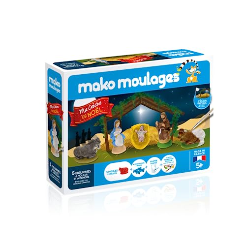 Mako Moulages Dujardin 39012 Set Kreative Freizeitbeschäftigung, Krippe – 5 Formen Mako Moulages Dujardin 39012 Set Kreative Freizeitbeschäftigung, Krippe – 5 Formen von mako moulages