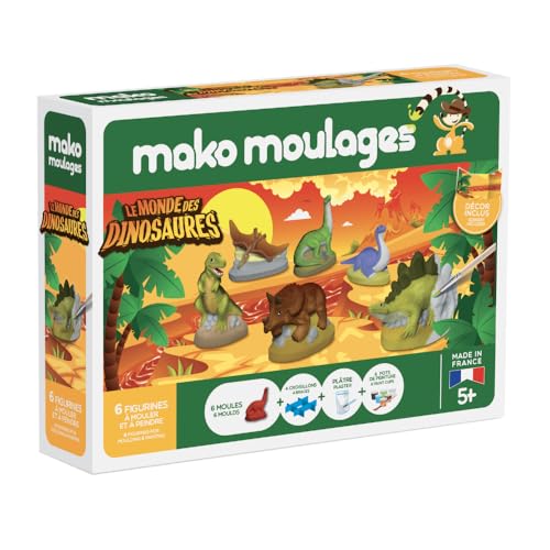 Mako Moulages 39109 Welt der Dinosaurier-39109, Multicouleur von mako moulages