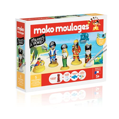 mako moulages Piraten an Bord – Kreative Hobby-Box zum Gießen und Bemalen von mako moulages